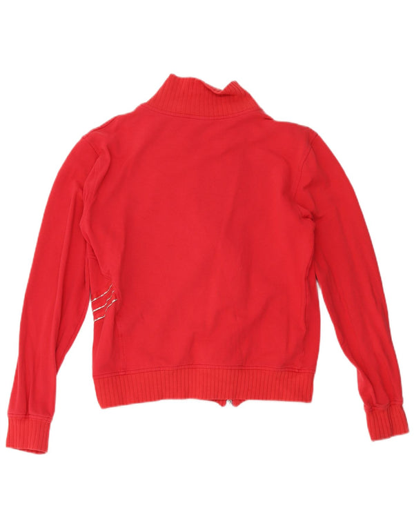 Adidas Dziewczęca Dresowa Topowa Kurtka 13-14 Lat XL Czerwona Bawełna