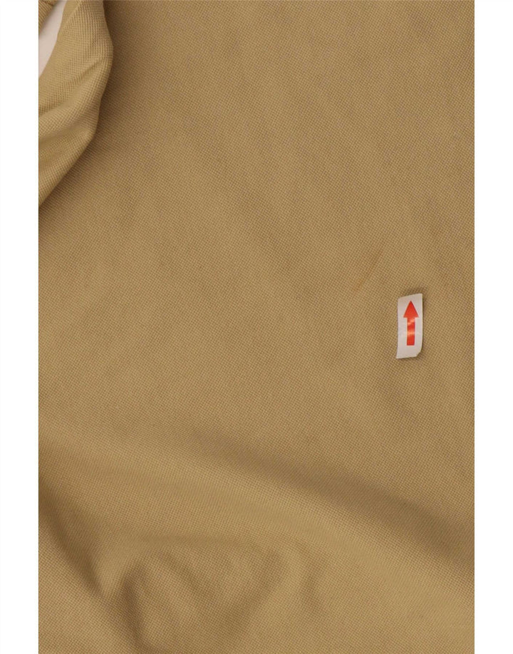 Trussardi herre poloshirt Medium beige stribet