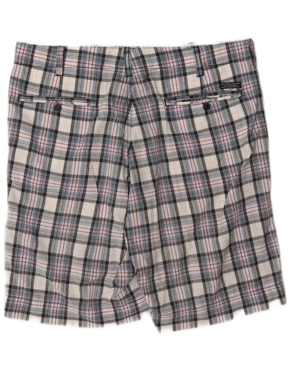 Męskie spodenki chino Polo Ralph Lauren W34, duże, wielokolorowe, bawełniane w kratę