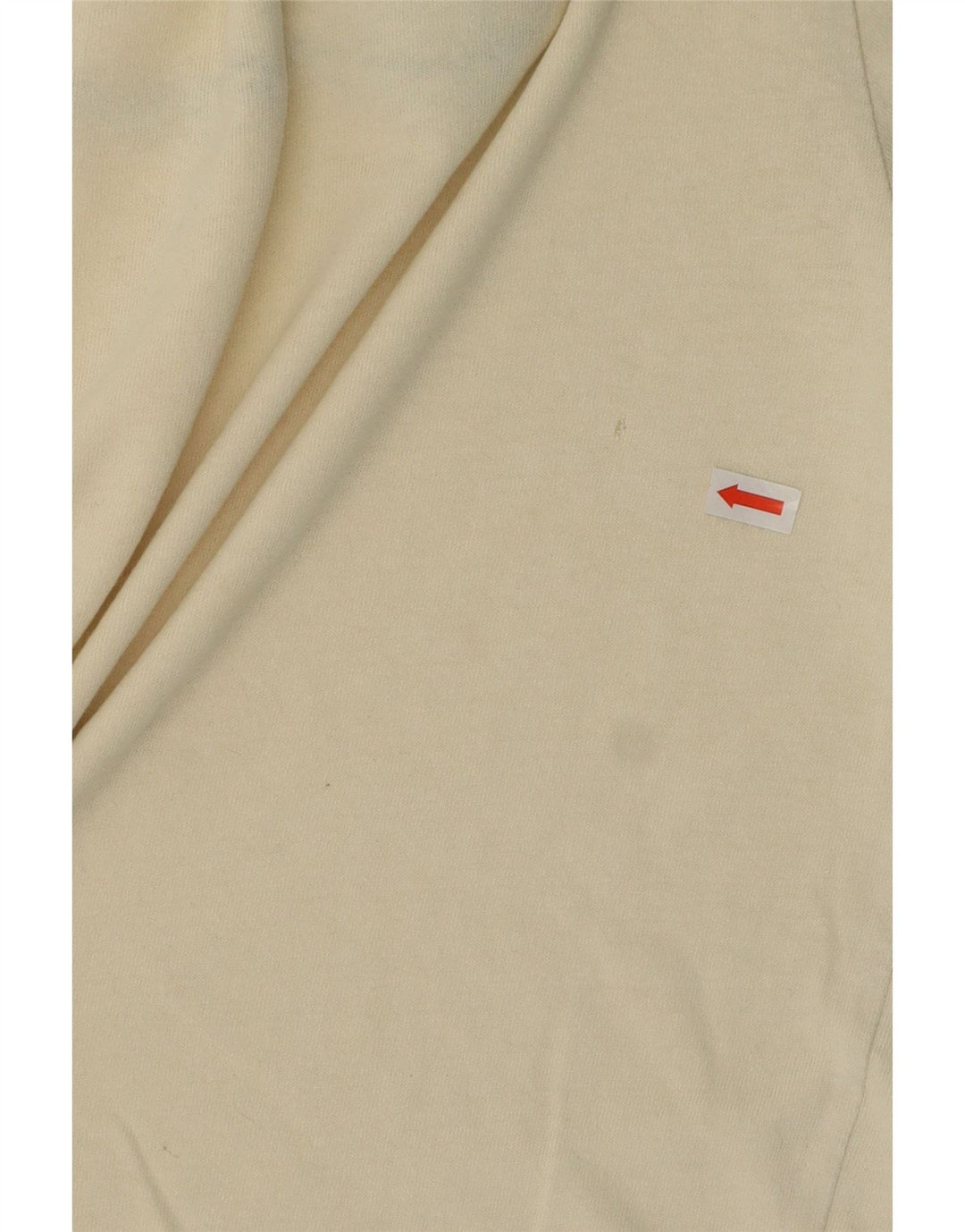 T-shirt grafica da uomo Champion Top in cotone bianco sporco medio