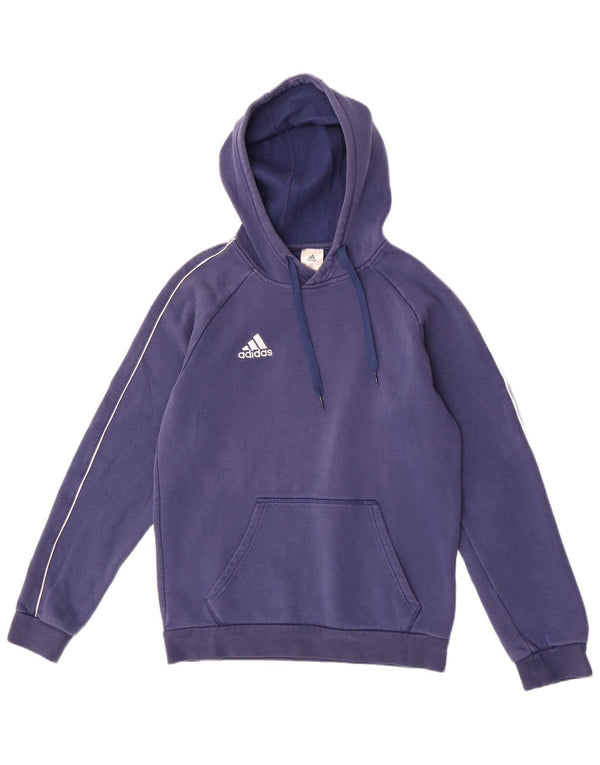 Adidas Pull à capuche pour homme Petit coton bleu marine