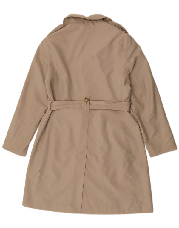 Marks & Spencer Damen Trenchcoat UK 14 Large Beige Polyester