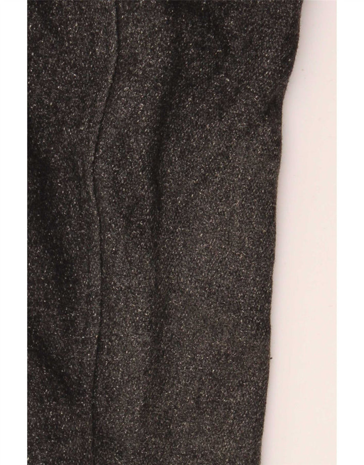 Ted Baker Mens Overcoat Size 2 Small Grey Flecked Wool