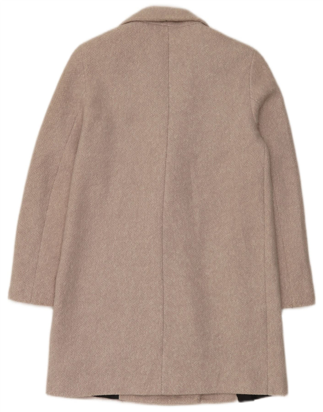 Zara Womens Overcoat UK 10 Small Beige