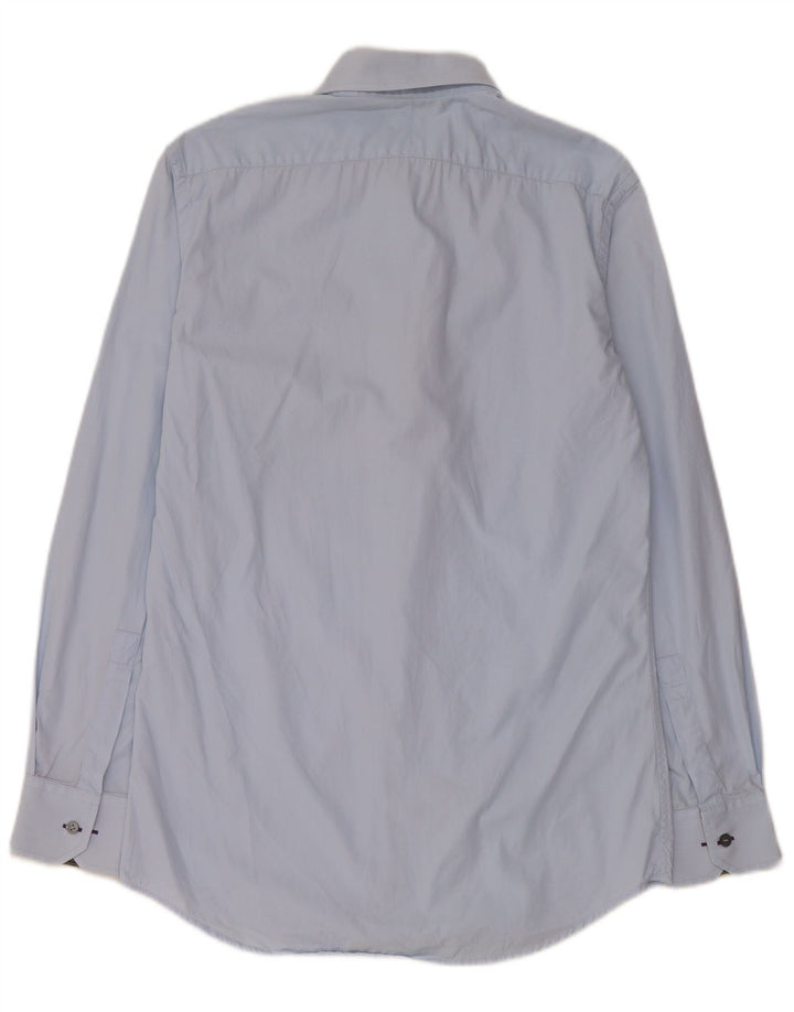 Paul Smith Mens Shirt Size 38 15 Medium Blue Cotton