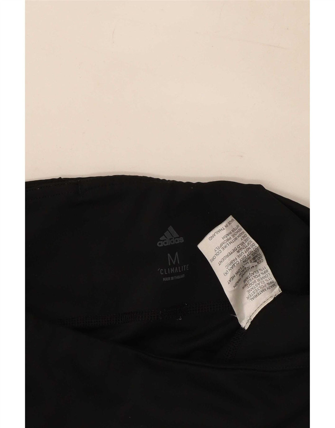 Adidas Womens Climalite Leggings UK 12 Medium Black Polyester