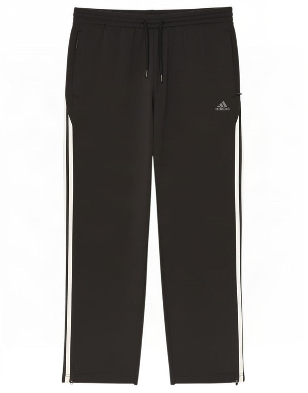 Adidas Pantalon de survêtement pour homme UK 44/46 Large Noir Polyester