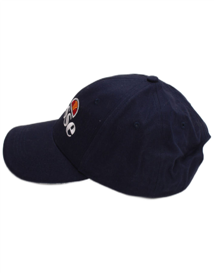 Ellesse Mens Graphic Baseball Cap One Size Navy Blue Cotton