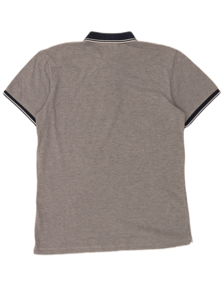 GAS Mens Polo Shirt Medium Grey
