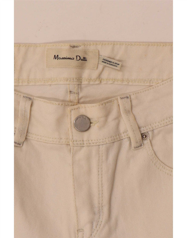 Massimo Dutti Damen Skinny Jeans W26 L28 Weiß