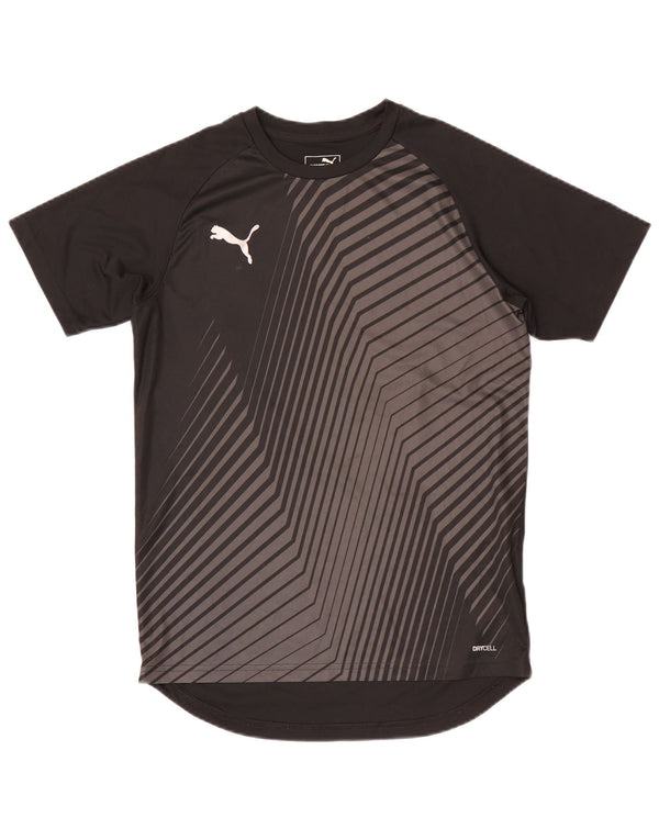 Puma Camiseta Niño Graphic Top 13-14 Años Negro Geométrico Poliéster Deportes