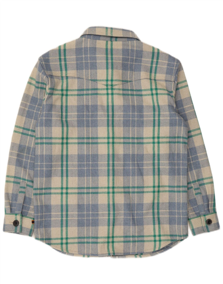 Damska koszula flanelowa oversize Superdry UK 10 w małą wielobarwną kratkę
