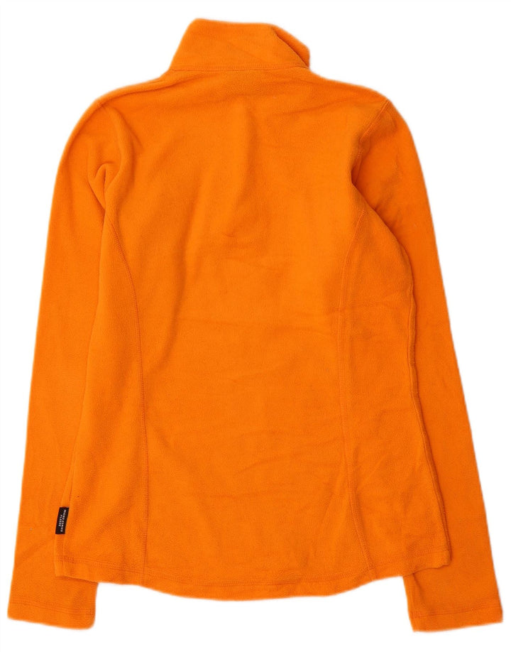 Helly Hansen Mens Zip Neck Fleece Jumper Small Orange Polyester