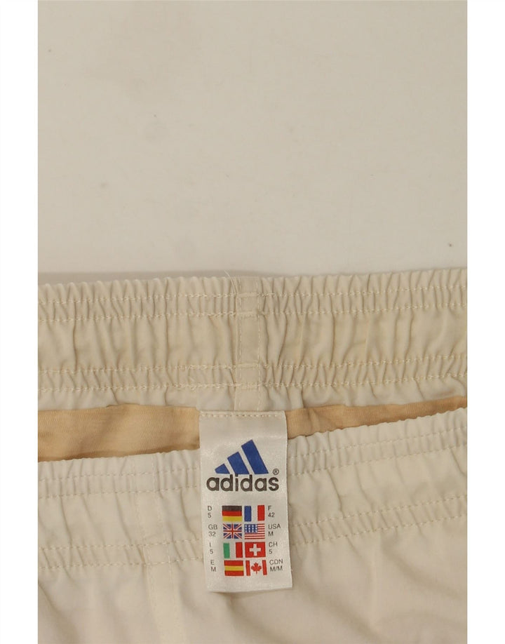 Adidas Herre Sportshorts Medium Hvid Bomuld