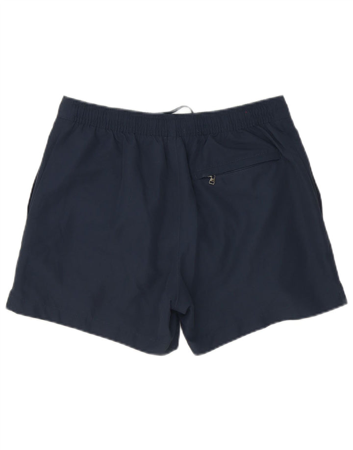 Pantaloncini da bagno da uomo Calvin Klein piccoli in poliestere blu navy