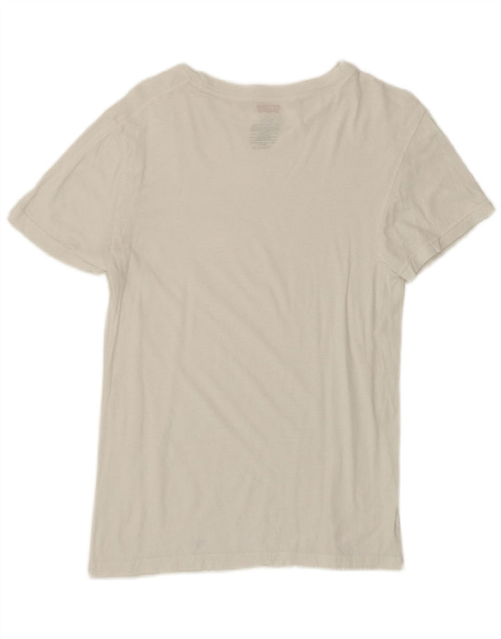 Levi's Mens T-Shirt Top UK 34/36 Small White Cotton