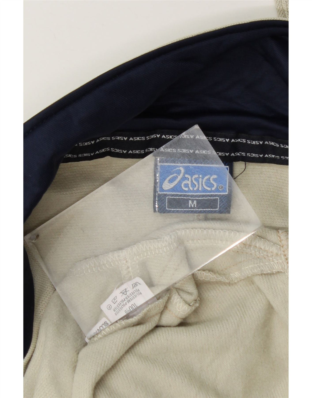 Asics Træningsdragt til mænd Topjakke Medium Beige Colourblock Polyester