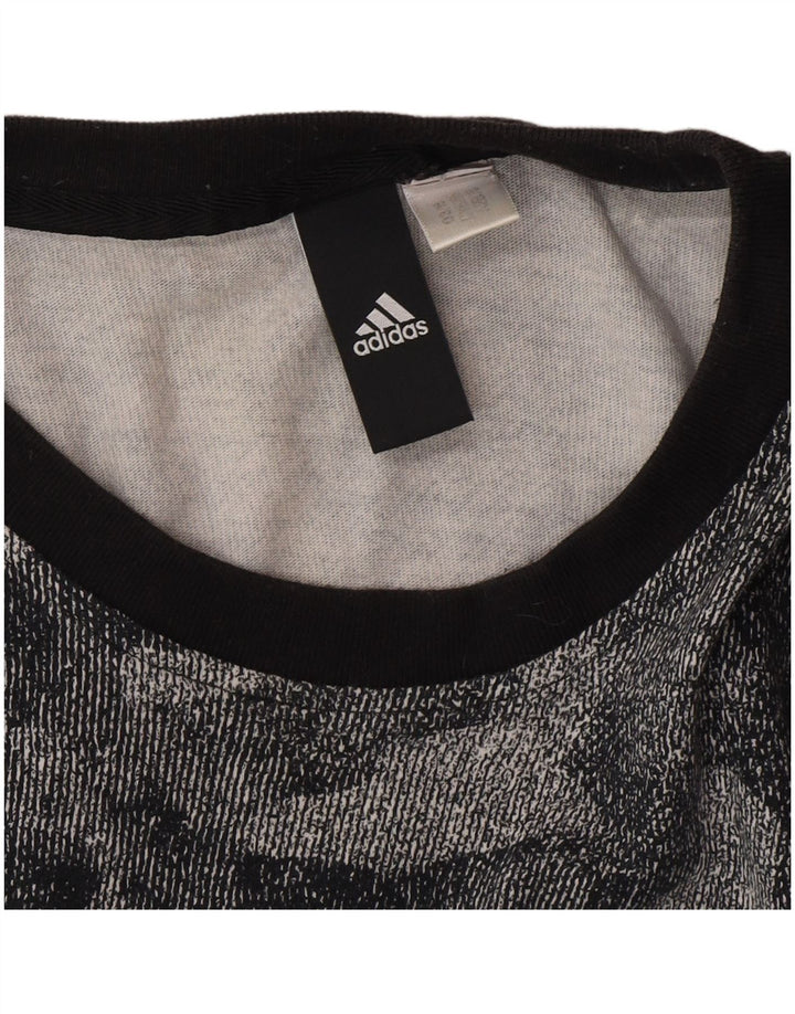 Adidas Mens Graphic T-Shirt Top Medium Grey Camouflage