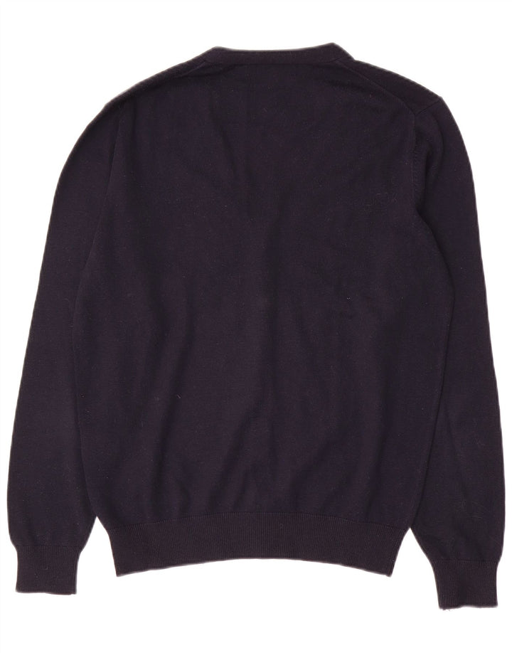 Liu Jo Mens Cardigan Sweater Medium Navy Blue