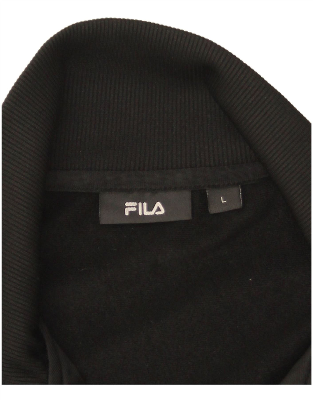 Fila Træningsdragt til mænd Topjakke Stor Sort Colourblock Polyester