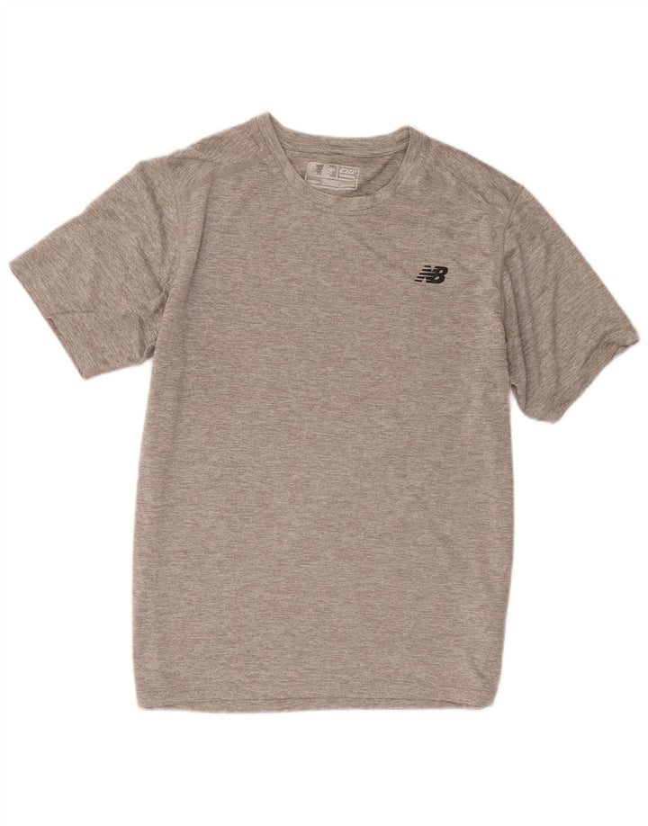 Tricou pentru bărbați New Balance Top Medium Gri Poliester