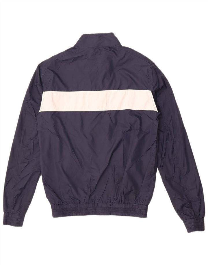 Superdry Womens Tracksuit Top Jacket UK 10 Small Navy Blue Colourblock