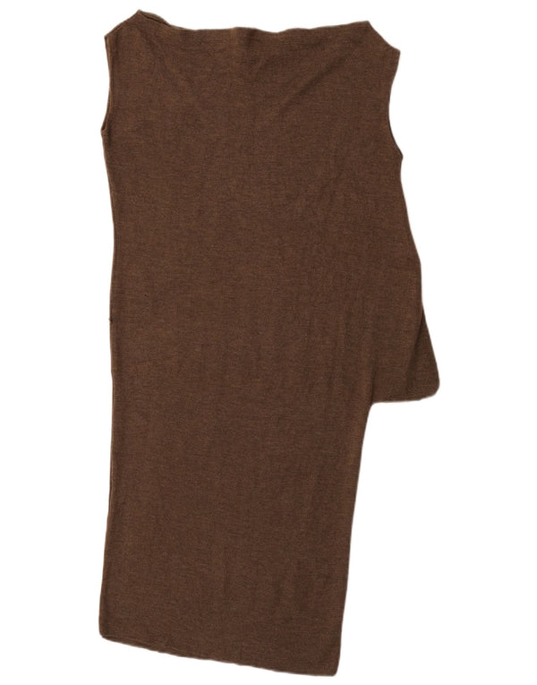 Abito a trapezio da donna Gucci UK 12 Cashmere marrone medio