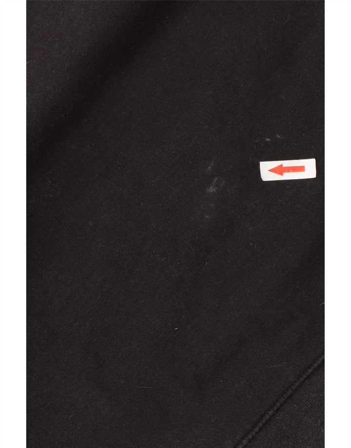 Nike Sweat-shirt graphique en coton color block noir moyen pour homme