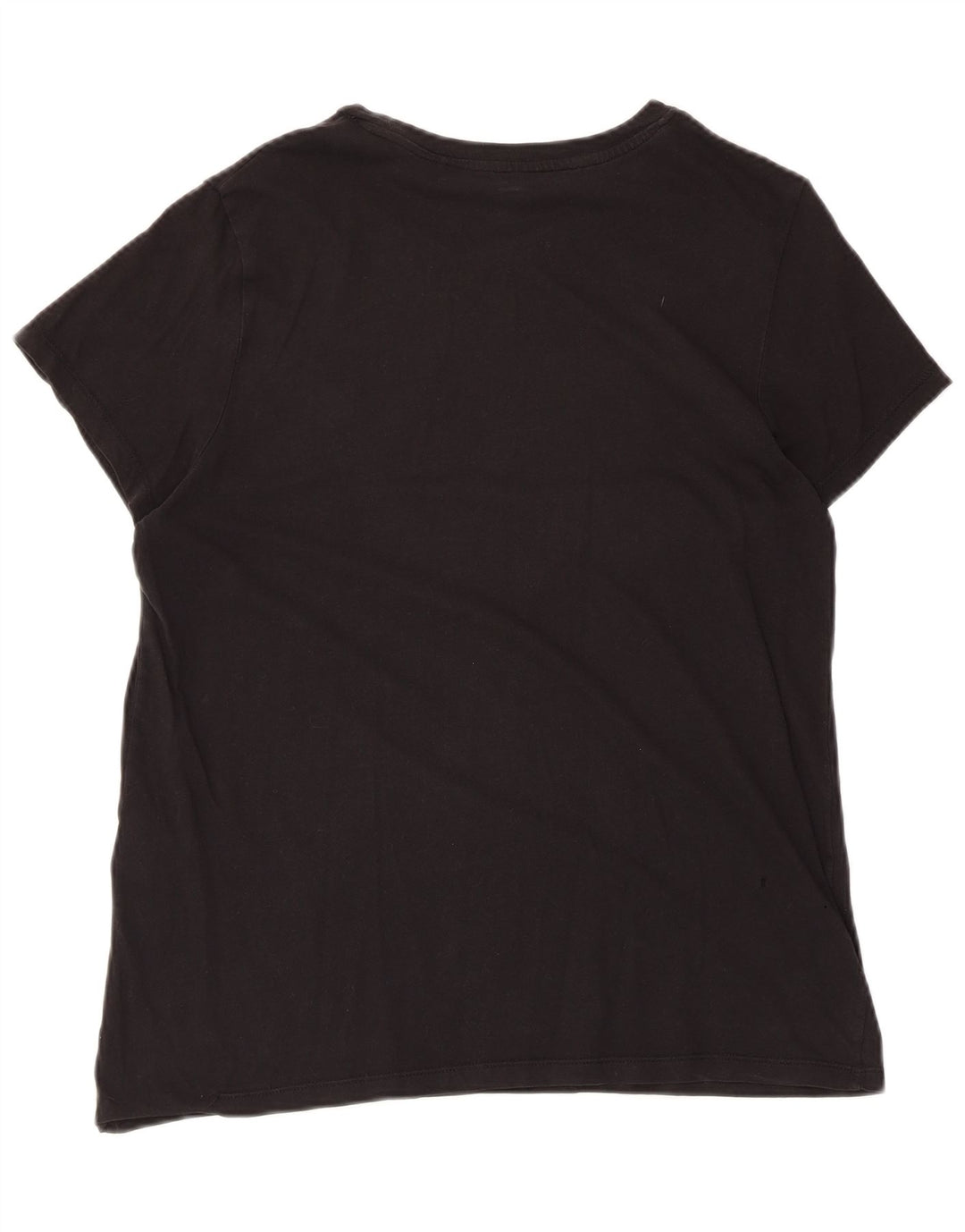 Levi's Womens Graphic T-Shirt Top UK 14 Large Black