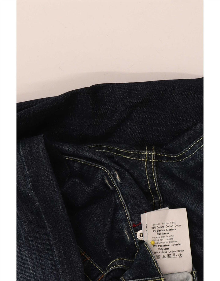 Jeans slim da uomo Dondup W31 L30 in cotone blu navy