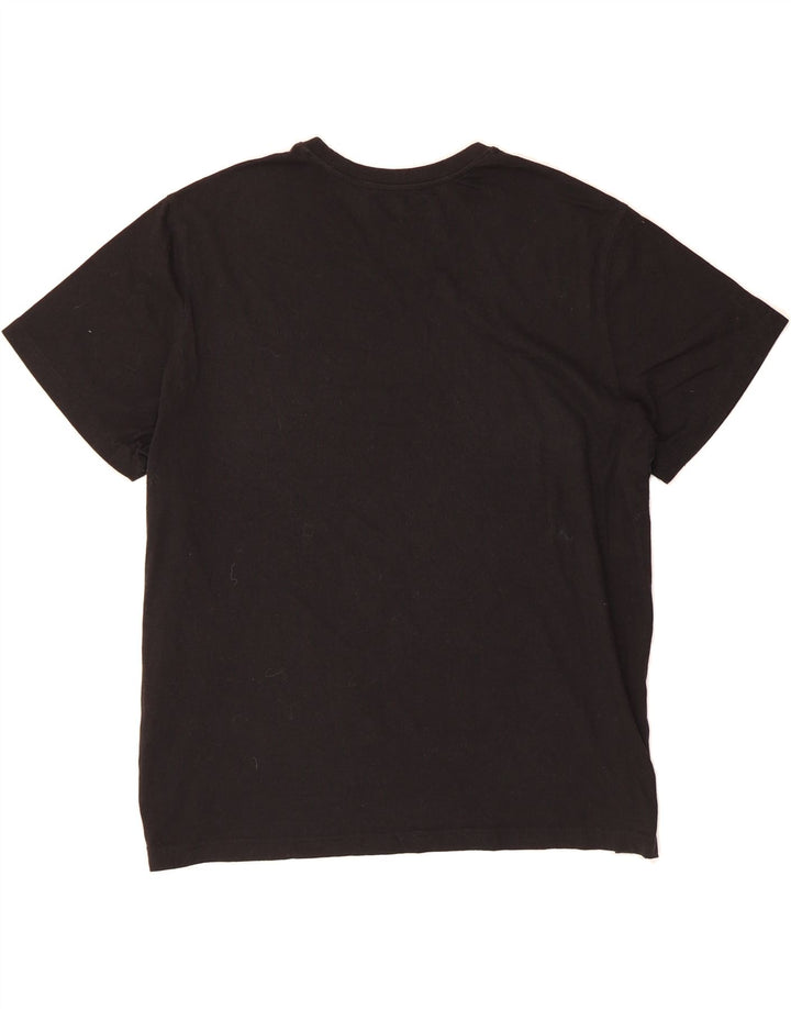 EDDIE BAUER Mens T-Shirt Top 2XL Black Cotton Vintage Eddie Bauer and Second-Hand Eddie Bauer from Messina Hembry 