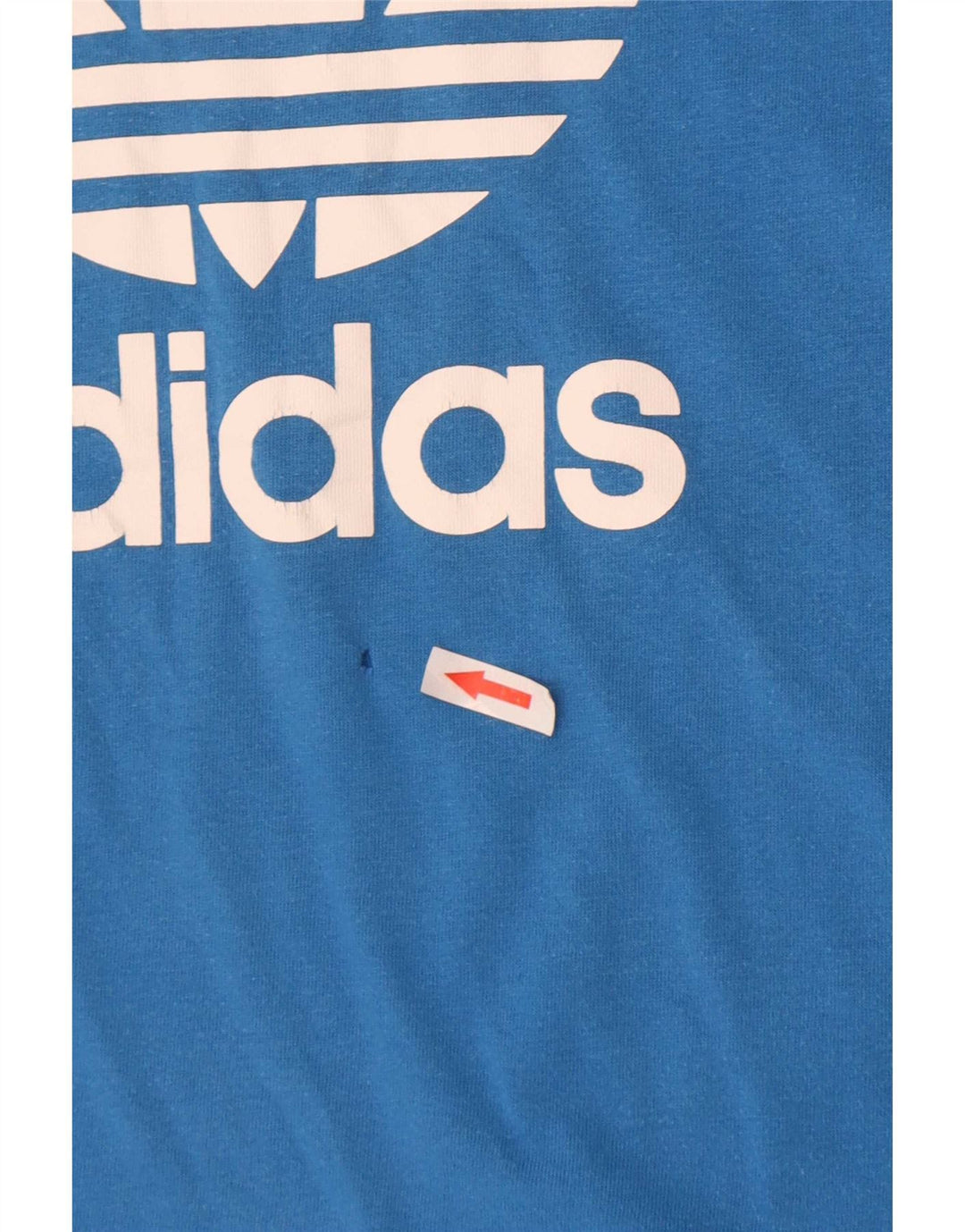 Adidas Mens Graphic T-Shirt Top Small Blue Cotton