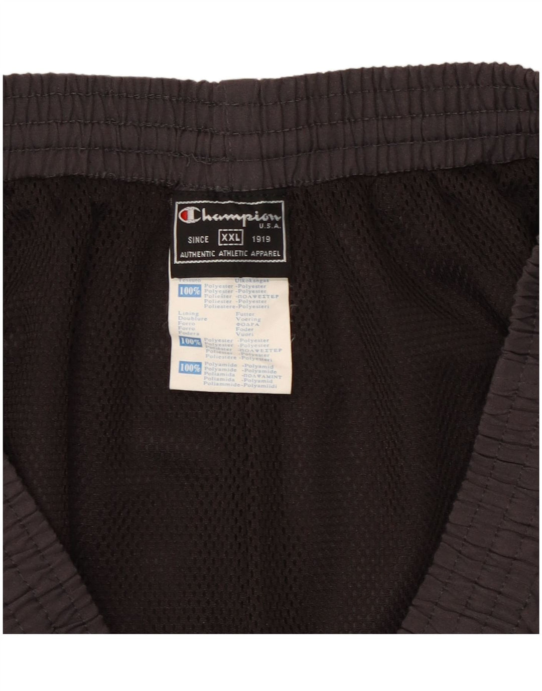 Champion Mens Tracksuit Trousers 2XL  Black Polyester