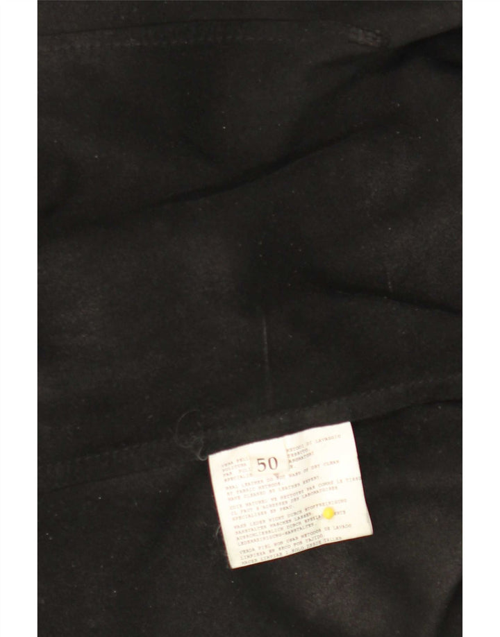 Koszula skórzana damska vintage IT 50 XL czarna