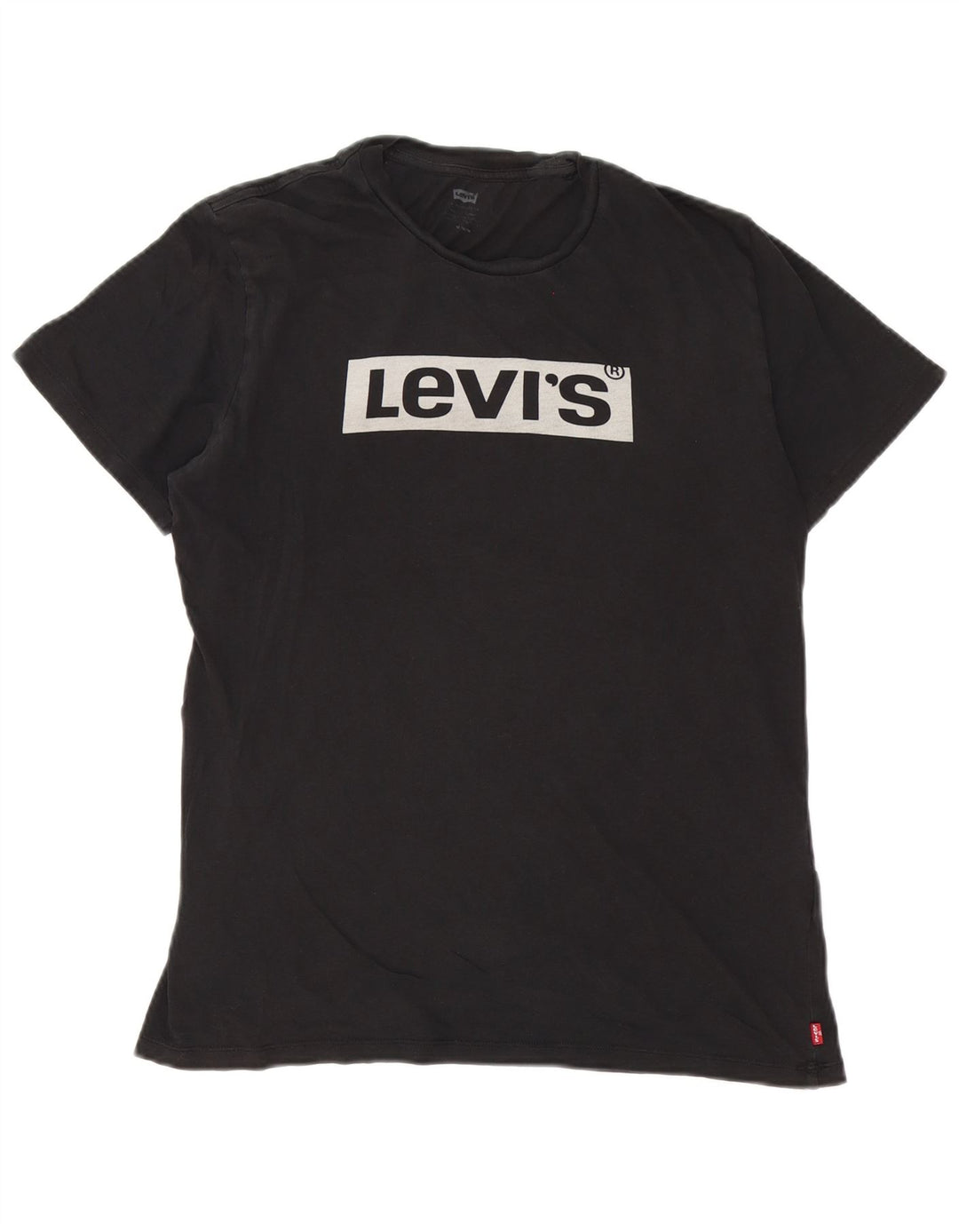 Levi's Herre grafisk T-shirt top mellem sort bomuld