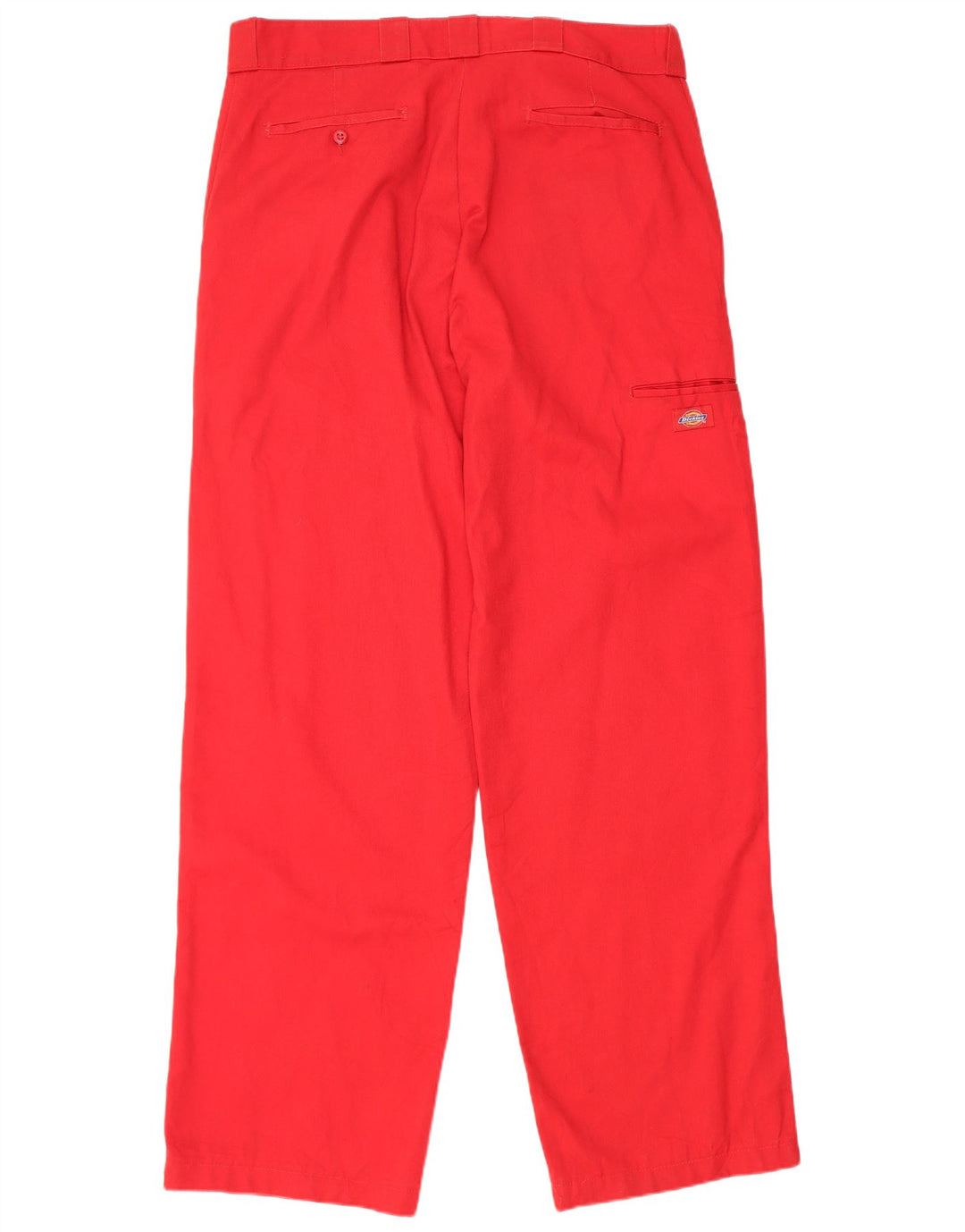 Dickies Pantalones cargo holgados para hombre W36 L33 Poliéster rojo