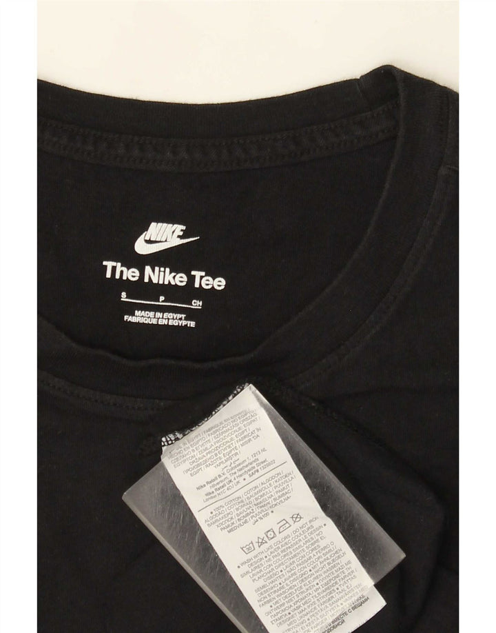 Nike Mens T-Shirt Top Small Black Cotton