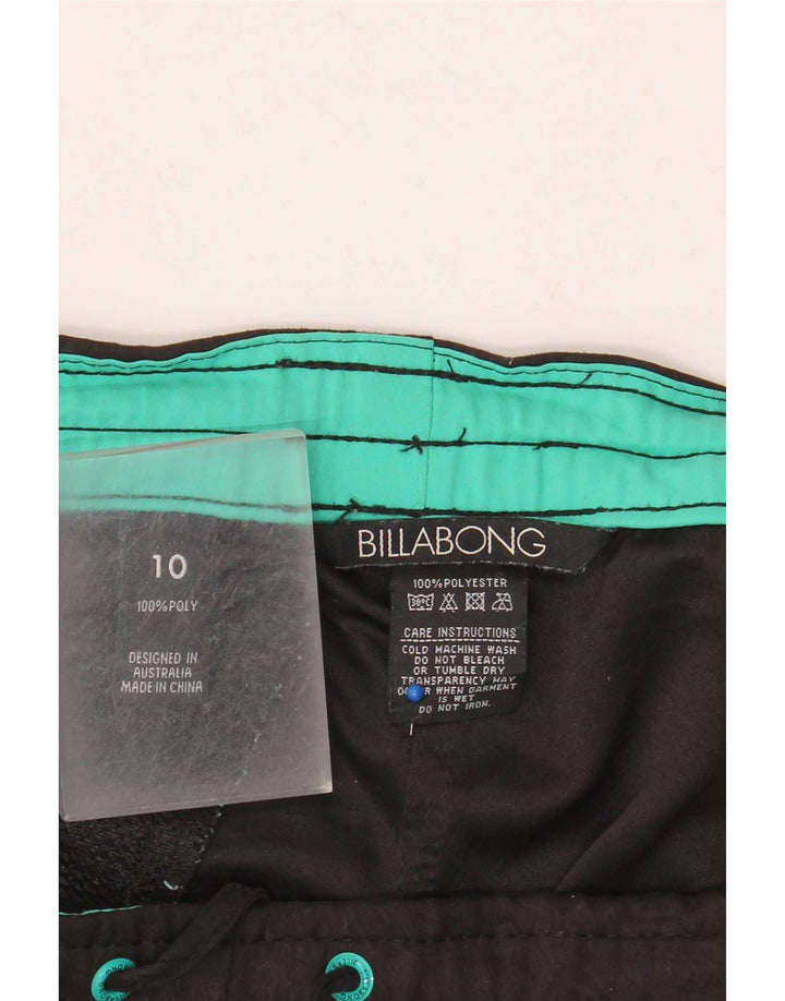 Billabong Womens grafiske svømmeshorts US 10 Large Black Polyester