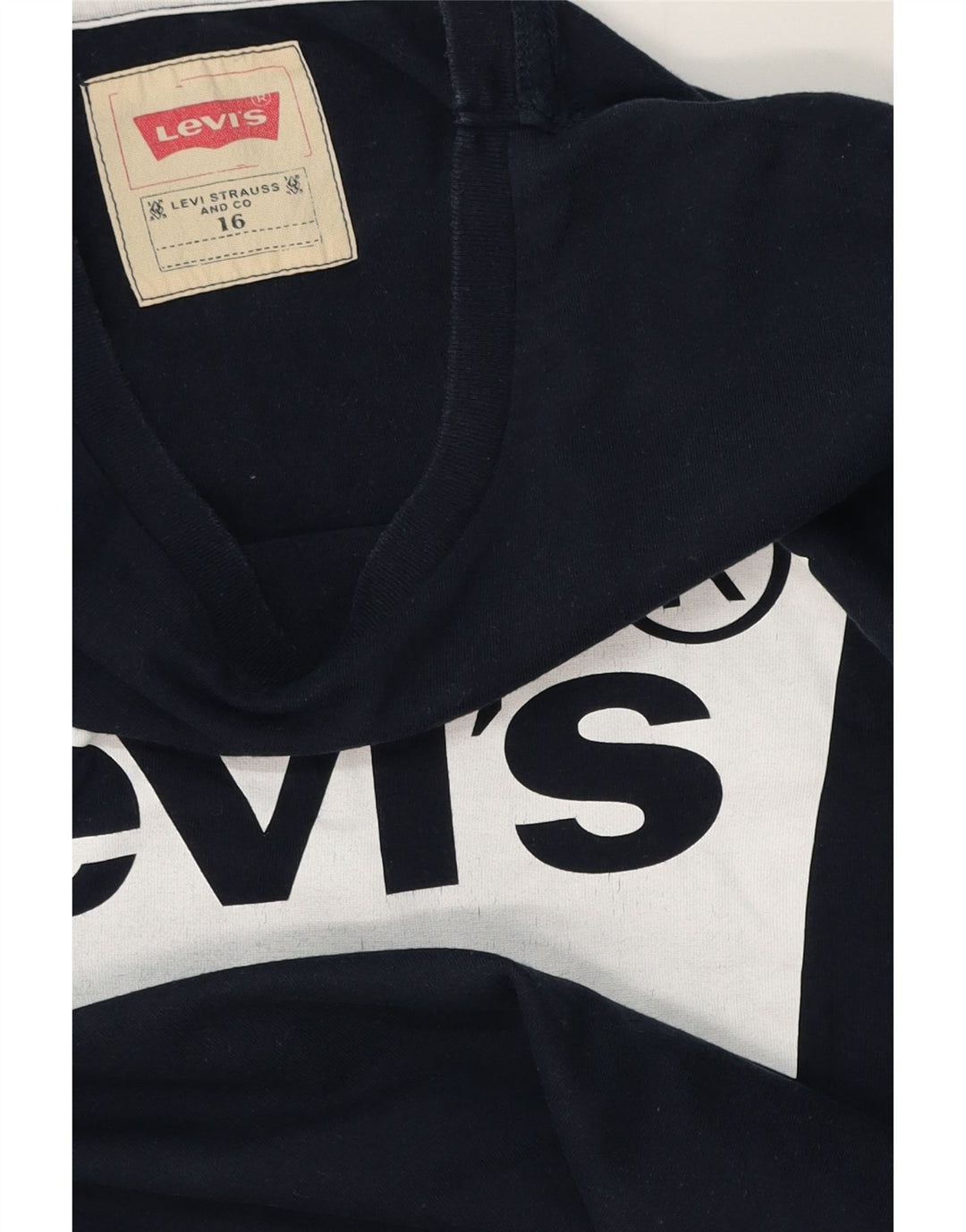 Levi's Boys Graphic T-Shirt Top 15-16 Years Navy Blue