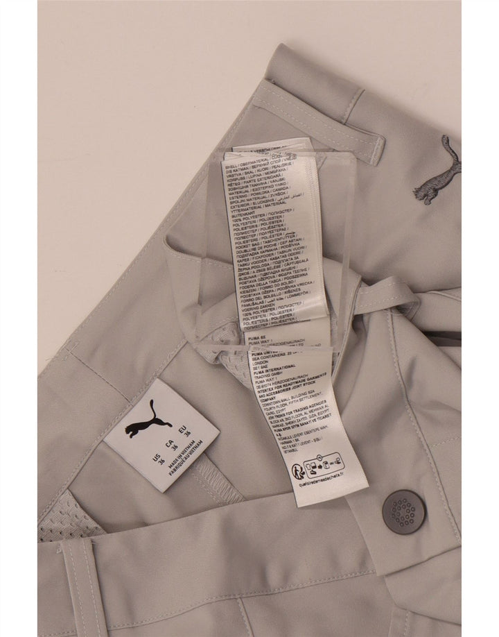 PUMA Short Chino Homme W36 Large Gris Polyester