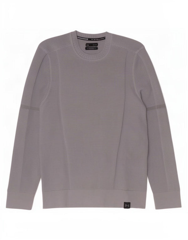 Under Armour Mens Crew Neck Jumper Sweater Small Blue