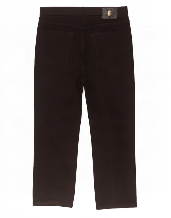 Jeans Straight Uomo Trussardi W36 L29 Cotone Nero