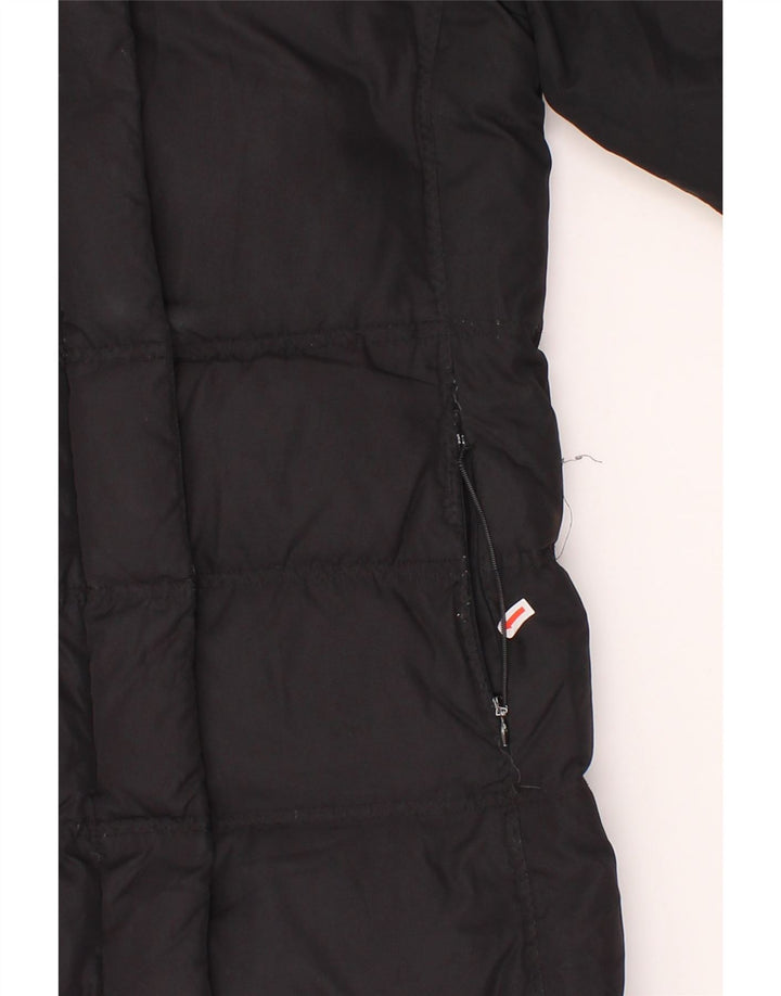 GAS Womens Padded Coat UK 14 Medium Black Polyester Vintage Gas and Second-Hand Gas from Messina Hembry 