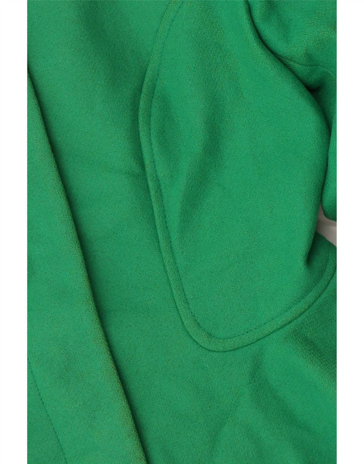 Jaqueta blazer feminina Ted Baker tamanho 0 2XS lã verde