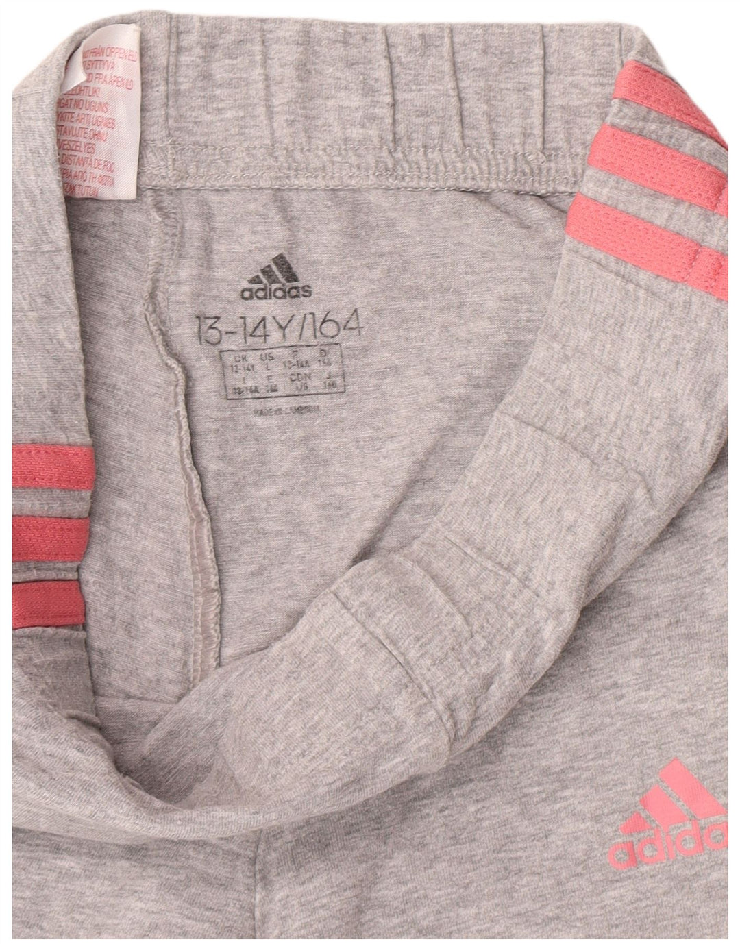 Adidas Girls Leggings 13-14 Years  Grey