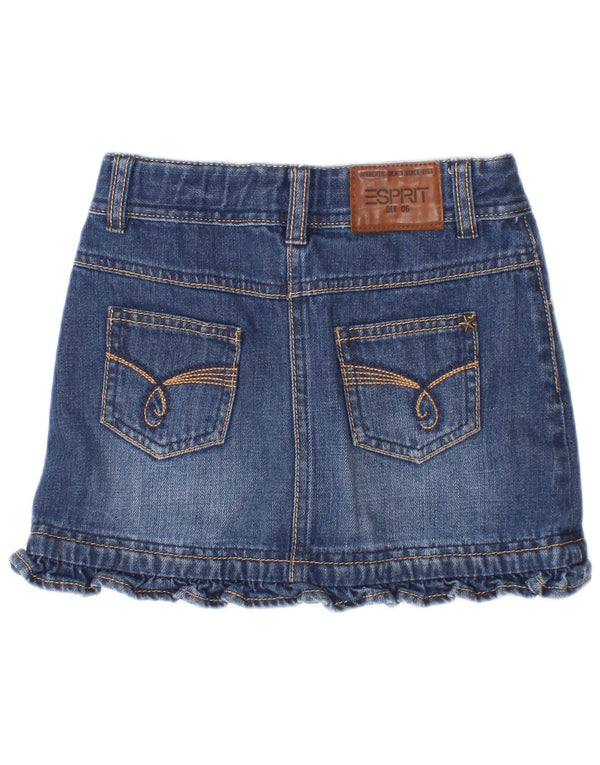 Esprit Girls Denim Nederdel 6-7 år W20 Blå Bomuld
