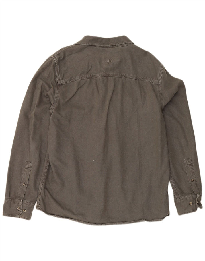 Fat Face Mens Shirt Large Grey Cotton