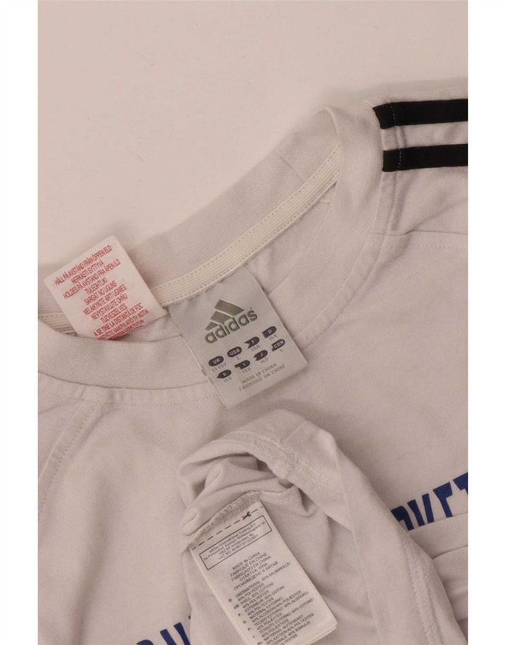 Adidas Boys Graphic T-Shirt Top 13-14 Years White