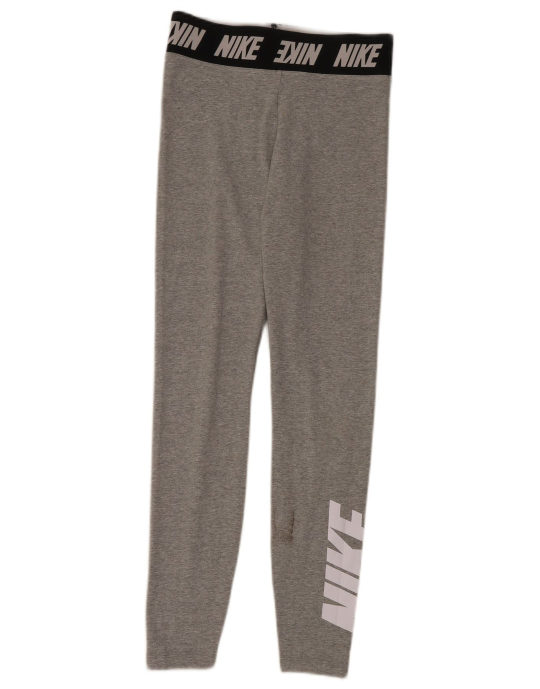 Nike Womens Graphic Leggings UK 10 Small  Grey Cotton