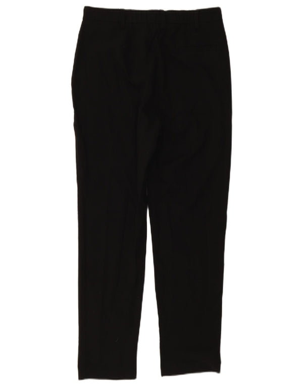 Женские прямые костюмные брюки Marks & Spencer UK 10, маленькие W27 L26, черные